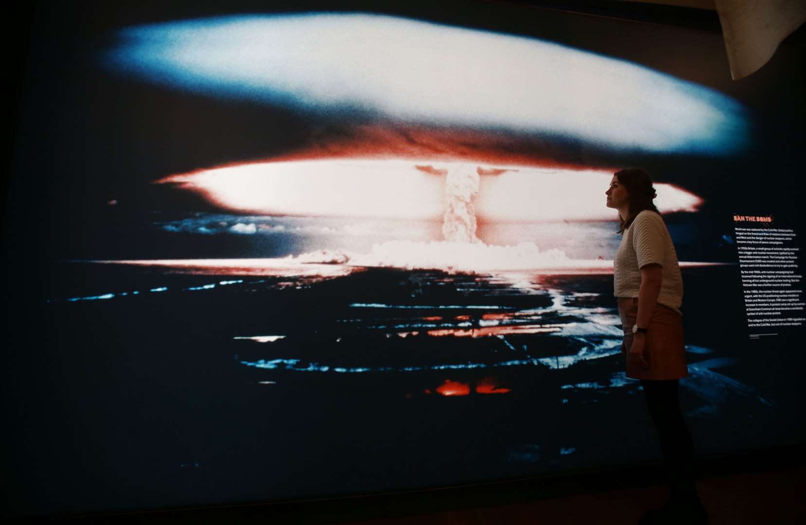 A large mushroom cloud from a British nuclear weapon test near Christmas Island (Kiriimati) in the central Pacific in the late 1950s (Yui Mok/PA)