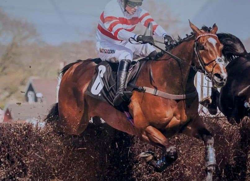 Pleasure Garden, trained by Sittingbourne’s Karen Jewell, won at Plumpton Racecourse in Sussex