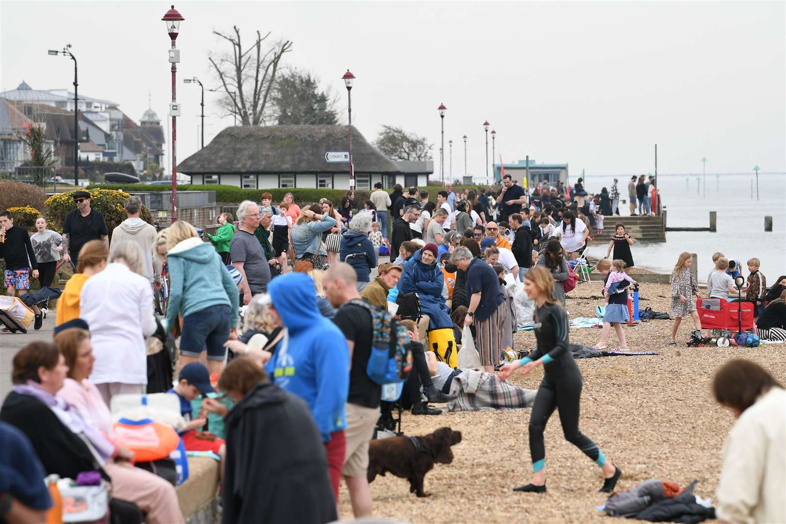 Chalkwell beach, Southend (Stefan Rousseau/PA)