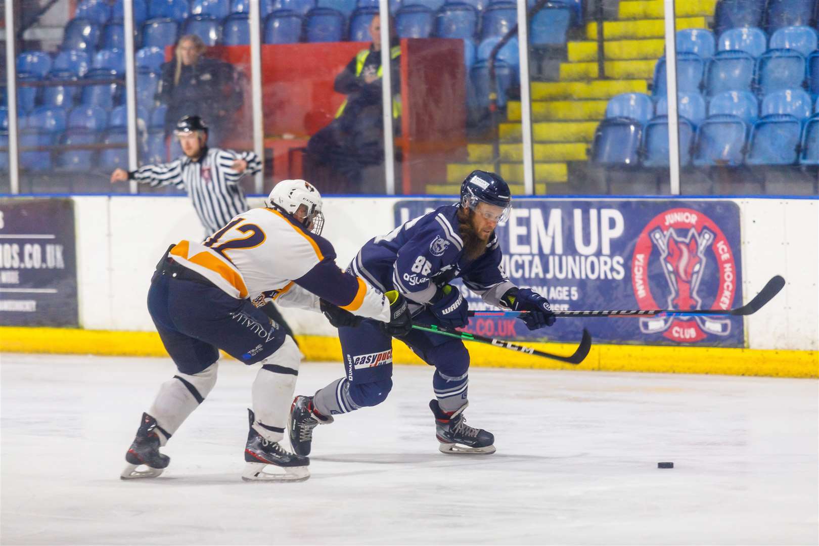 Slovakian forward Stanislav Lascek scored two goals against Romford Picture: David Trevallion