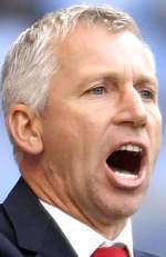 Alan Pardew was impressed with James Beattie's decision to step down a division