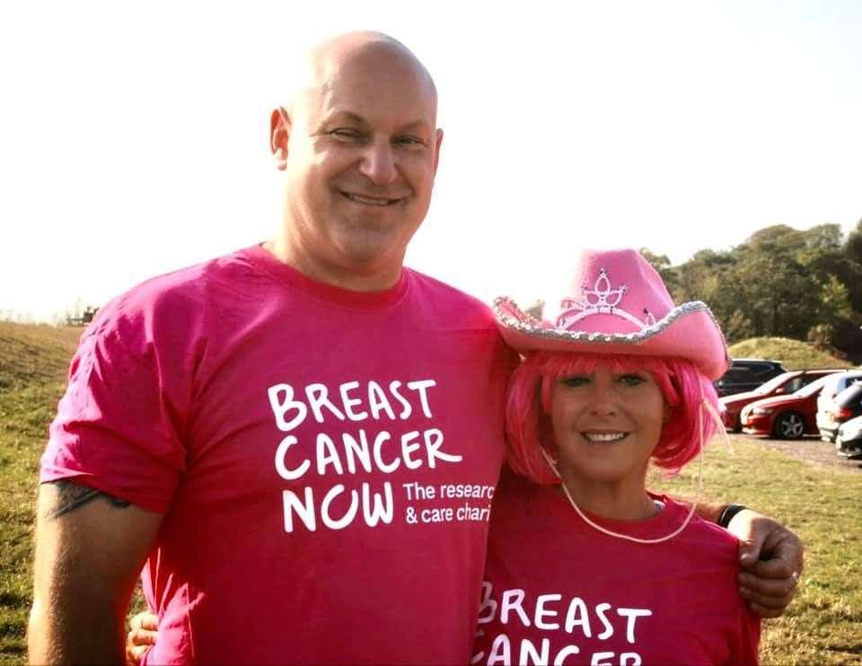Organiser Kerry Banks BEM (right) with husband Simon Banks Picture: Sharon Powell