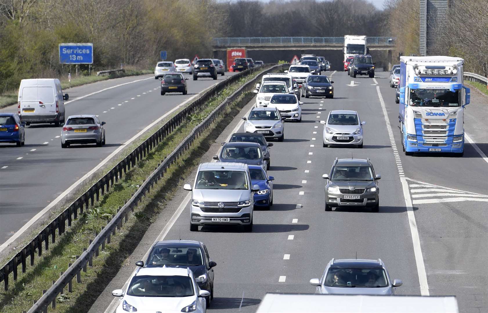 The motorway will reopen on Monday morning