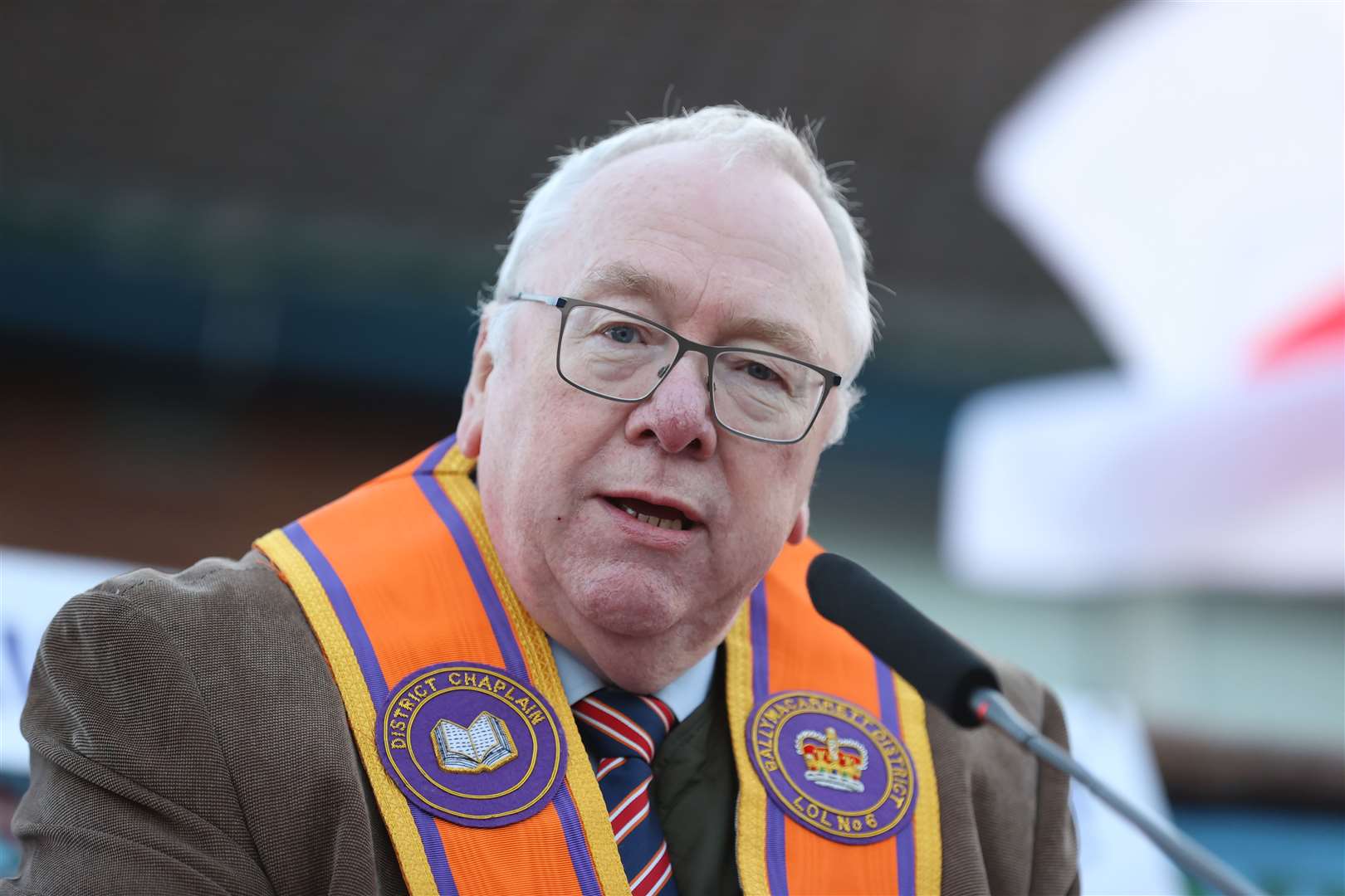 Orange Order grand secretary Mervyn Gibson (PA)