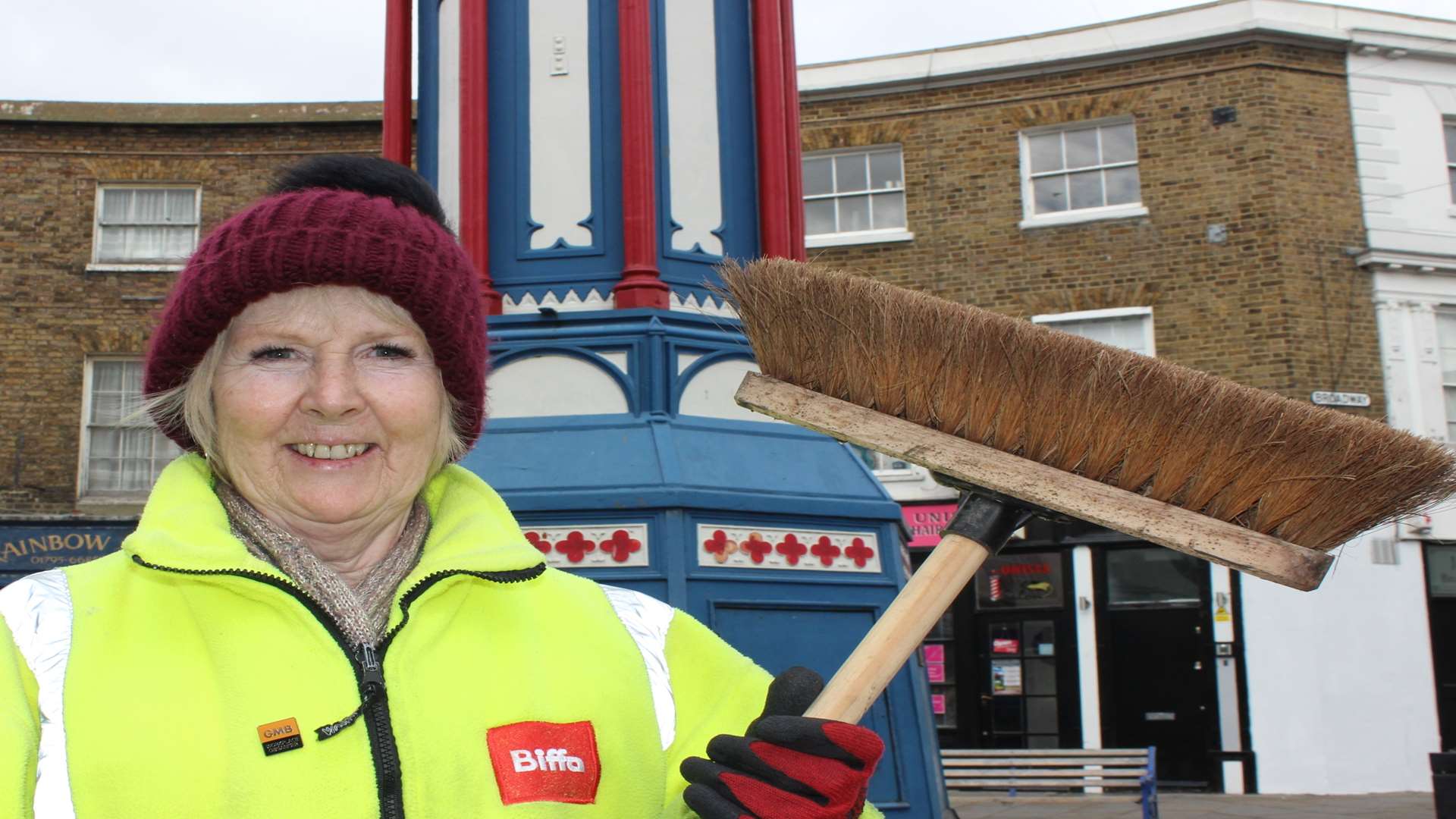 Tammy Hogg - cleaning up in Sheerness