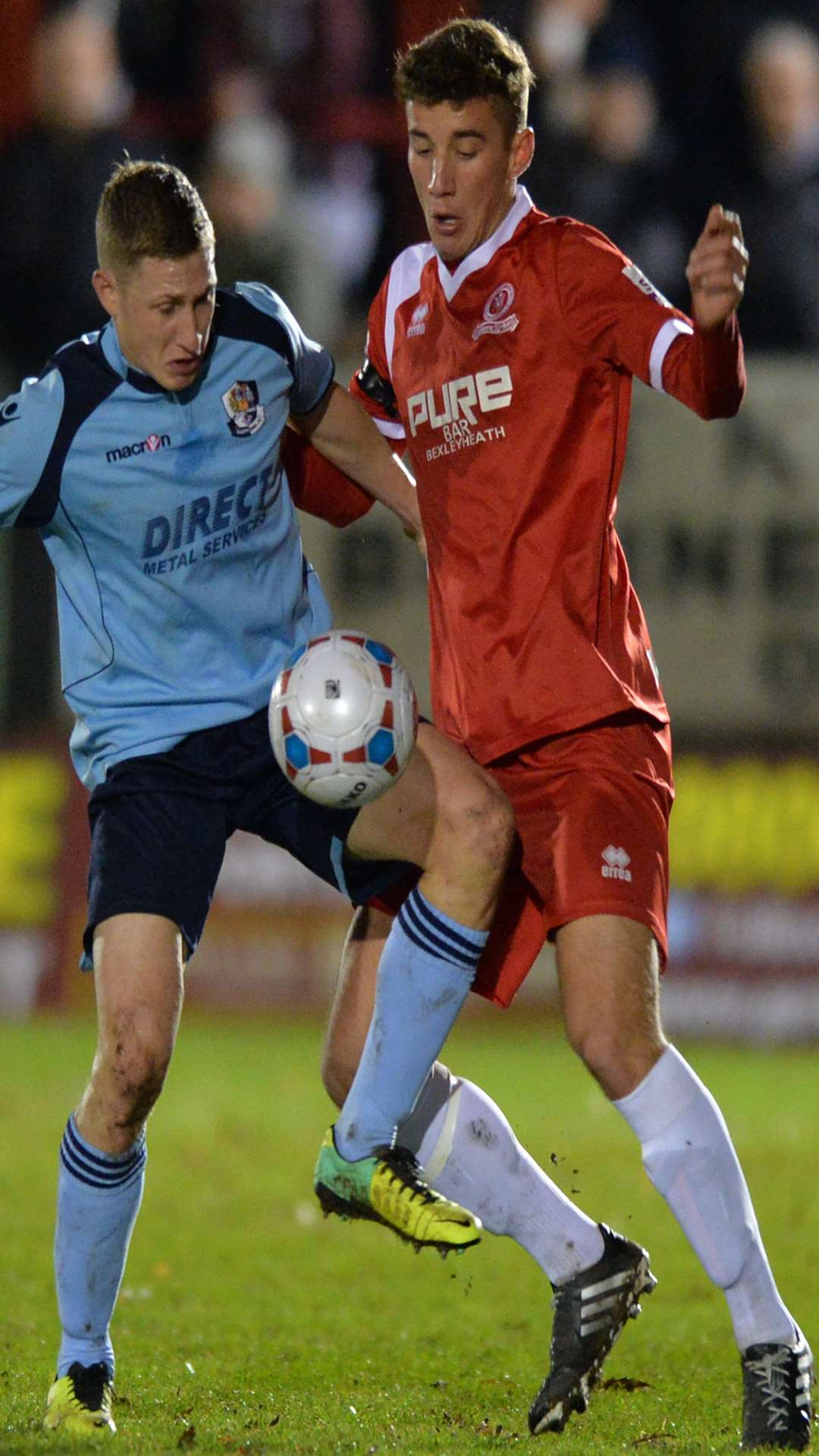 Baily Cargill in action on loan at Welling Picture: Keith Gillard