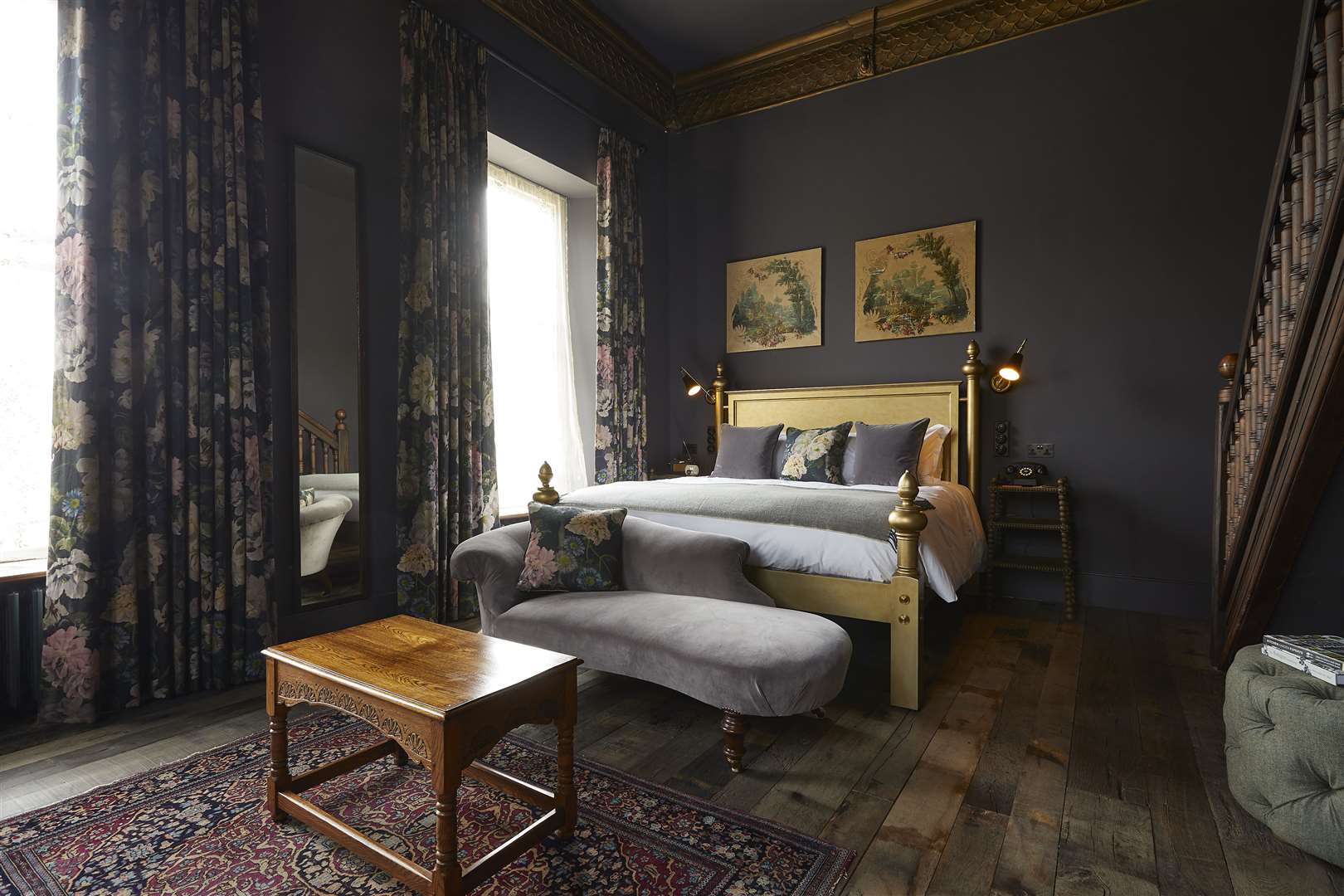 The bedrooms are comfy and cosy with sumptuous furnishings