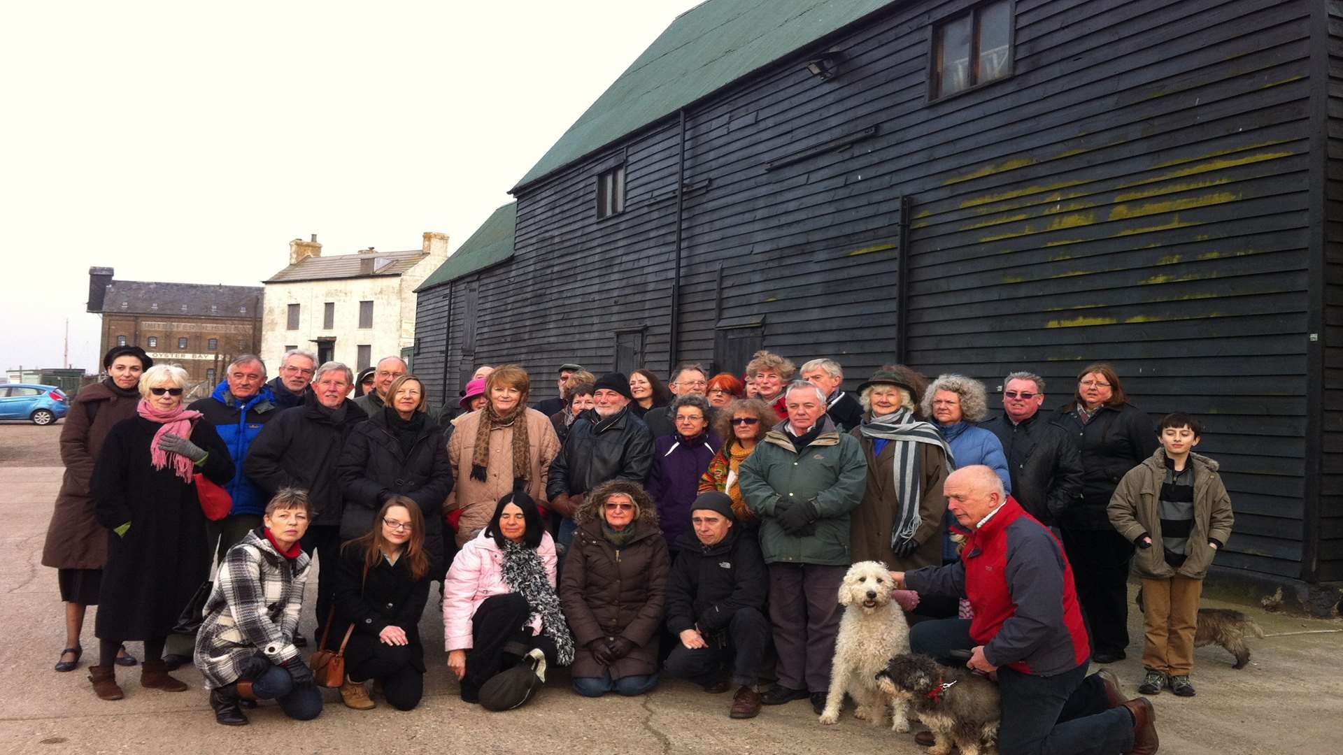 Protesters against the restaurant at Standard Quay gathered outside in 2013.