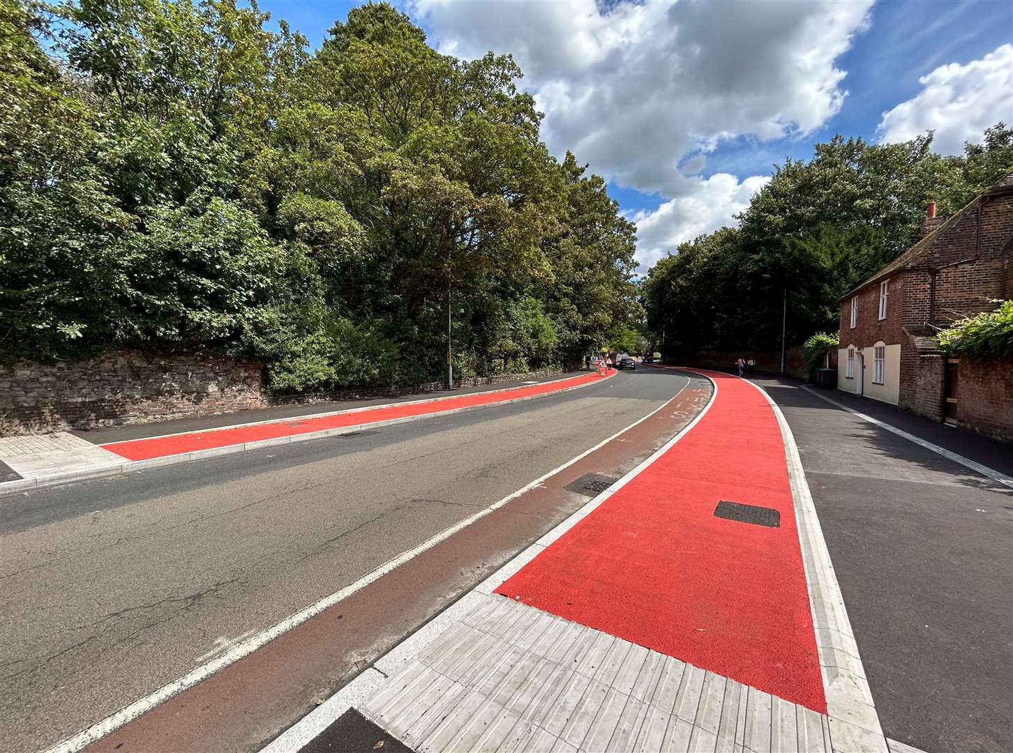 The new cycle lanes are set to be completed in November