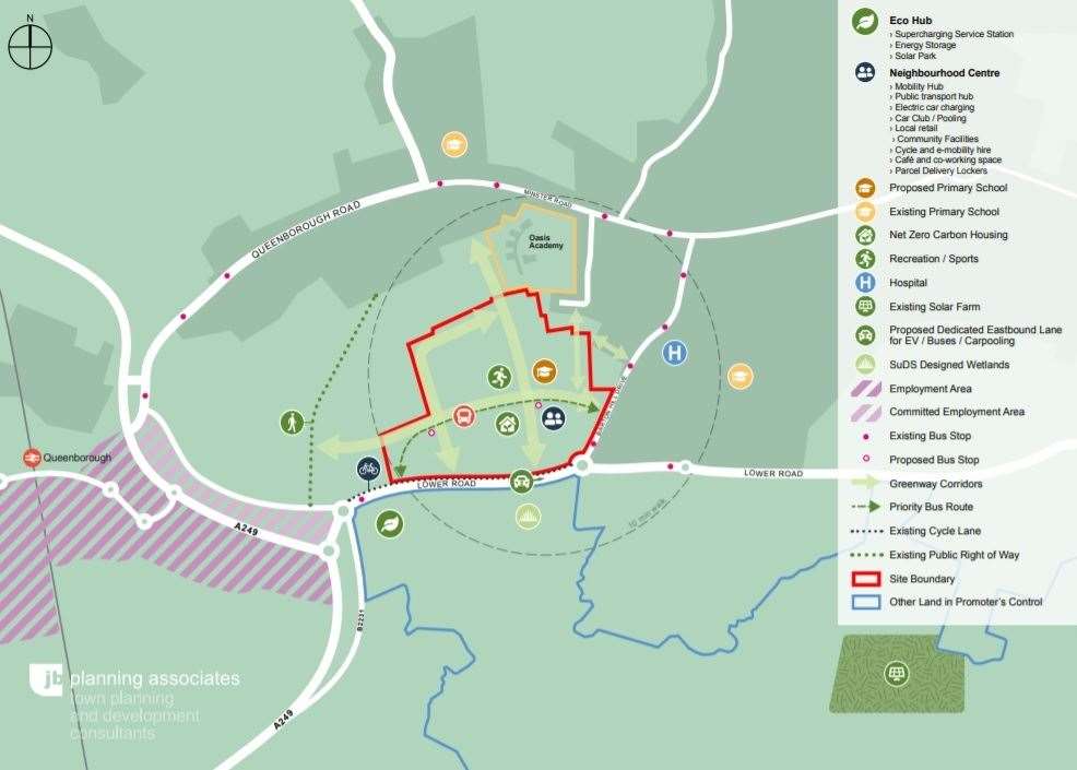 Sheppey ZeroC scheme for1,500 homes at Lower Road, Minster