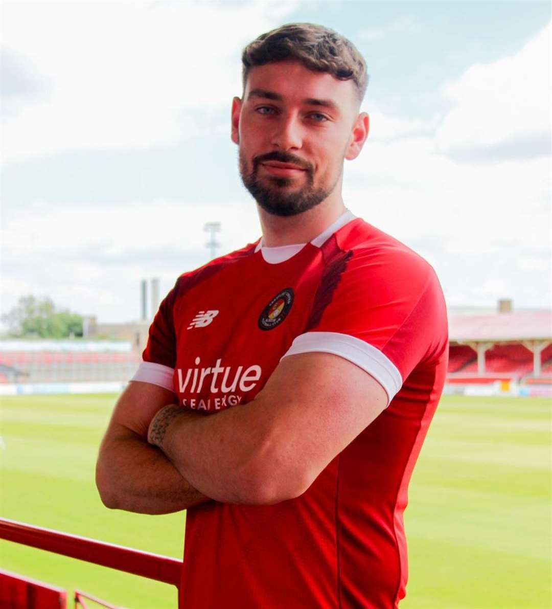 Defender Tyler Cordner is one of the faces added to Ebbsfleet’s squad for the new season. Picture: EUFC