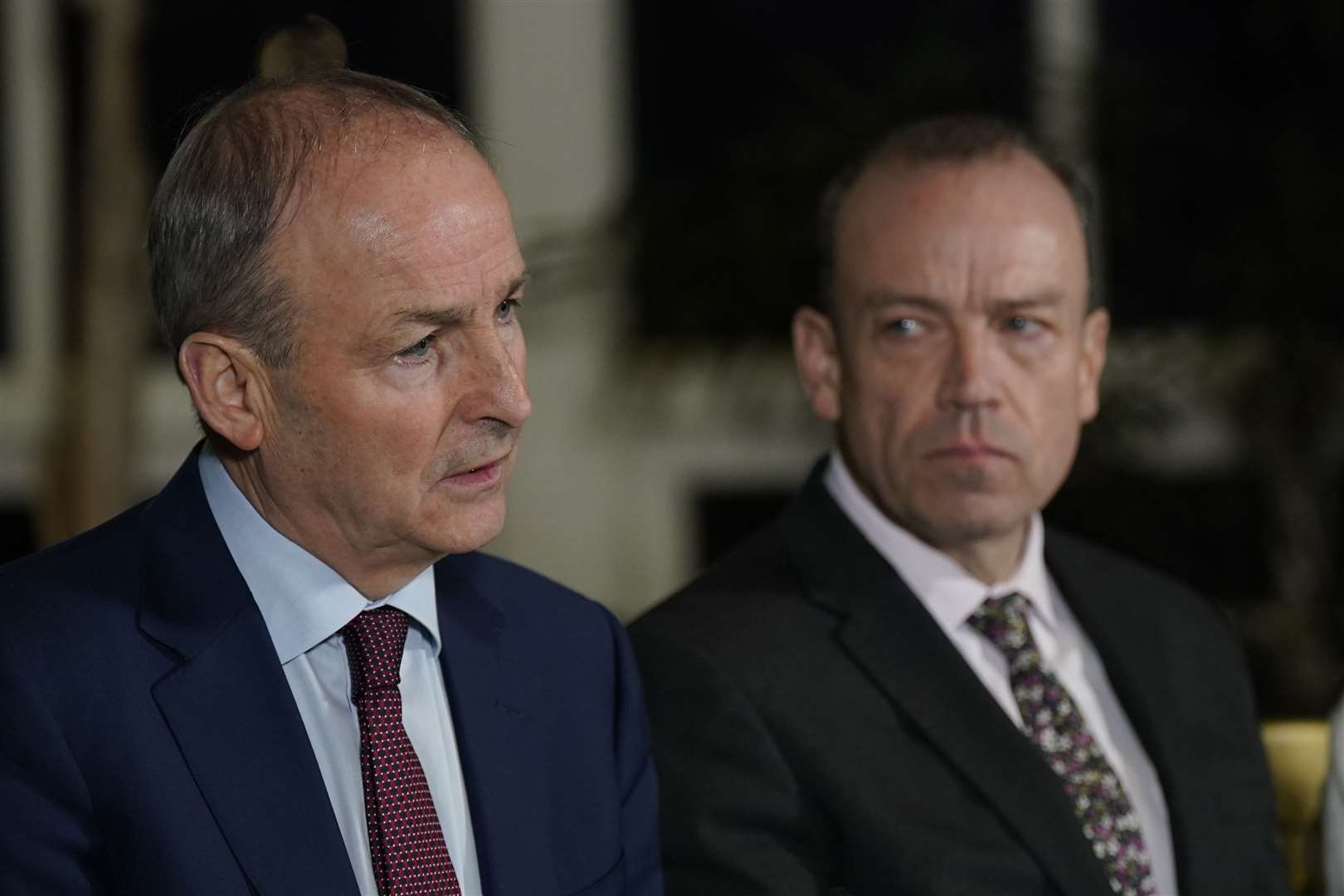 Tanaiste Micheal Martin (left) and Northern Ireland Secretary Chris Heaton-Harris (Niall Carson/PA)