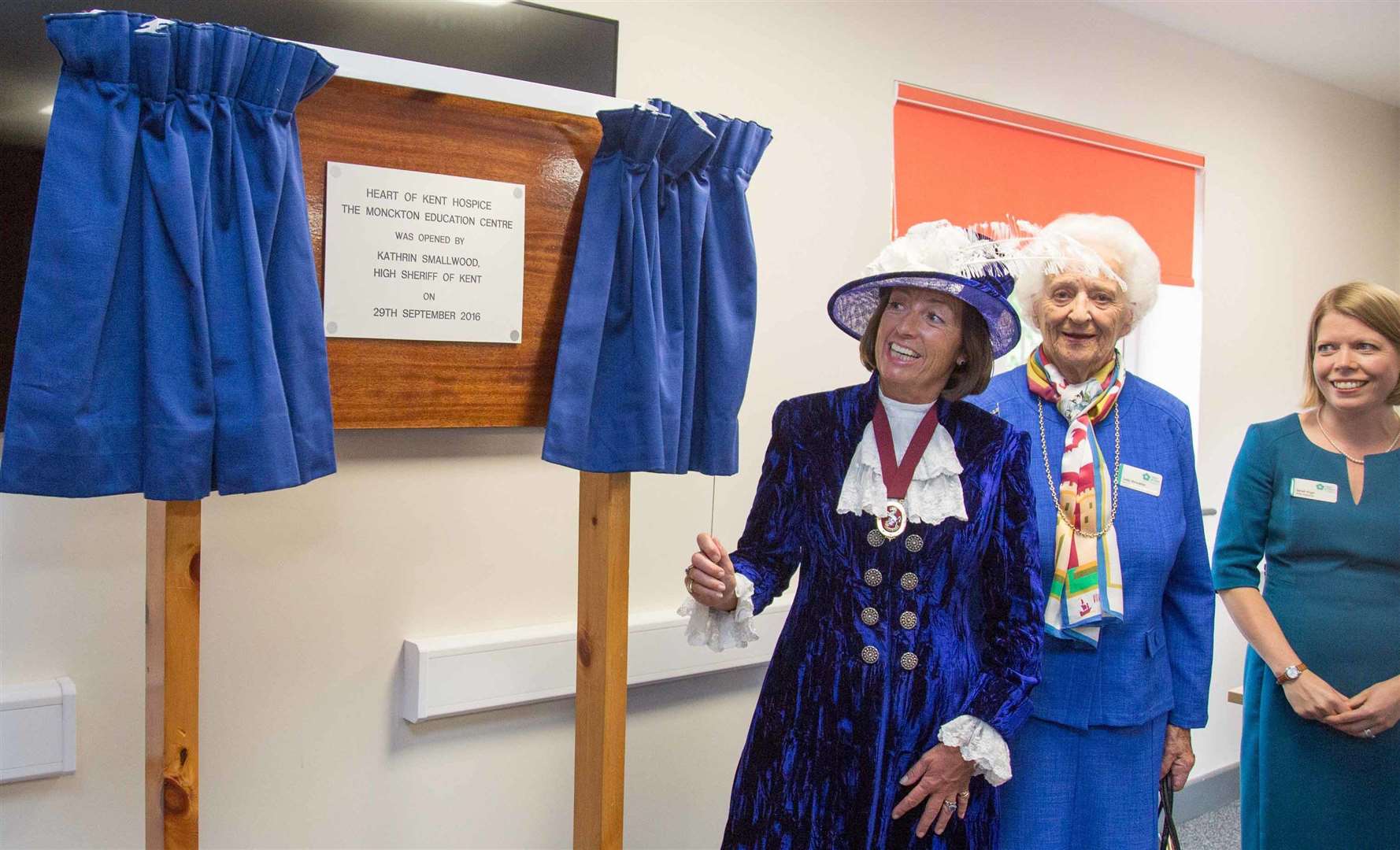 The Monckton Education Centre at Heart of Kent Hospice was opened in 2016 by Kathrin Smallwood High Sheriff of Kent. Picture: Heart of Kent Hospice