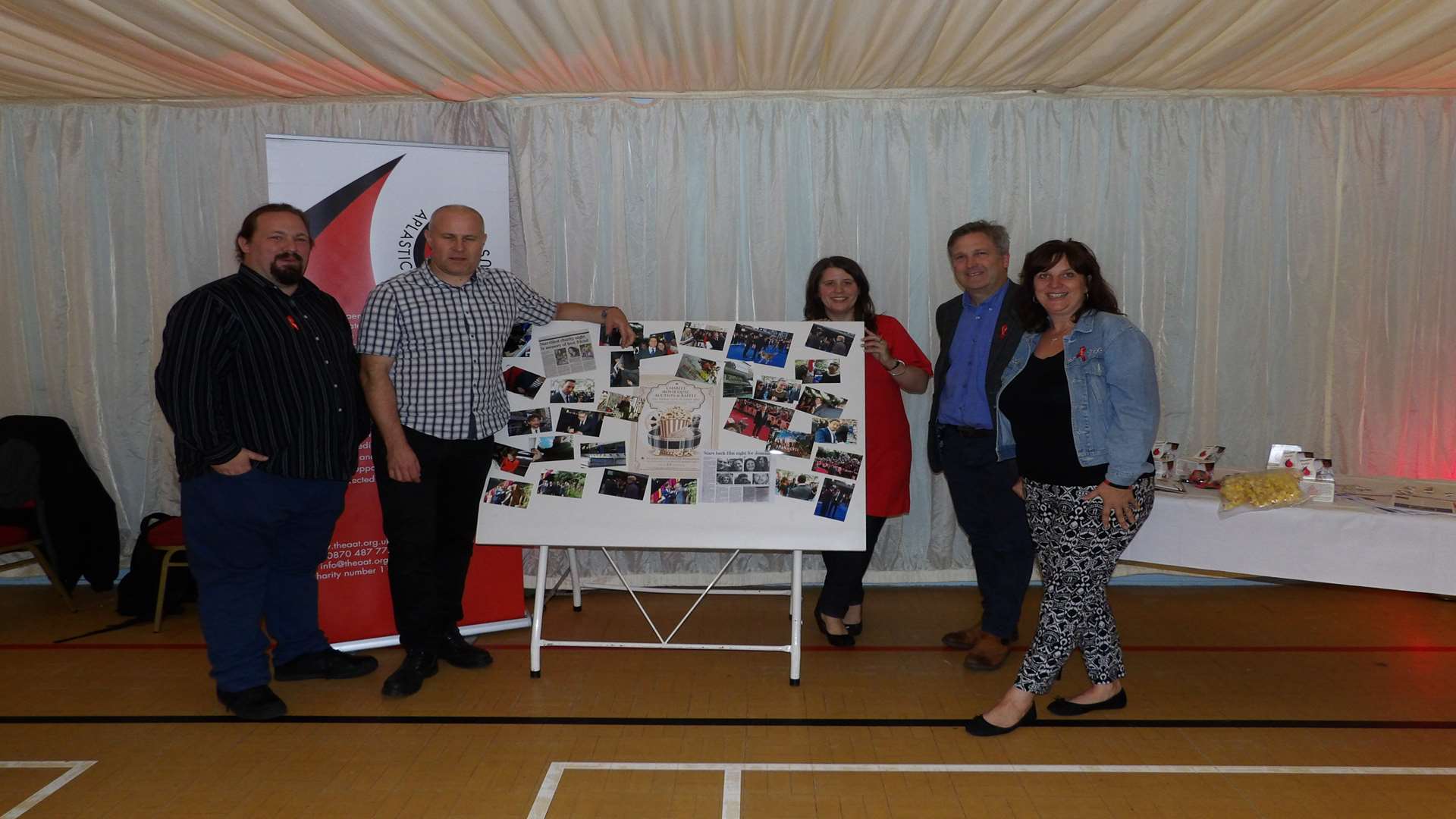 Cllr Vince Maple, Steve Warrener, Becca Hill, Cllr Rupert Turpin, and Anna Martin from the AA Trust.