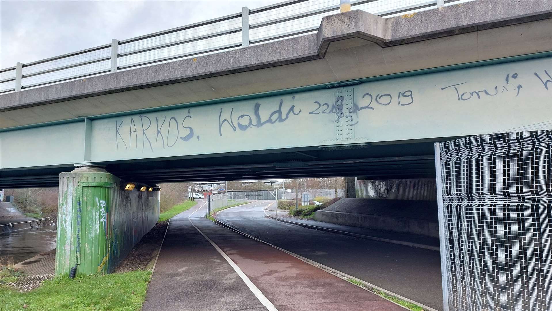 The underpass between Station Approach and Torrington Road (62610449)