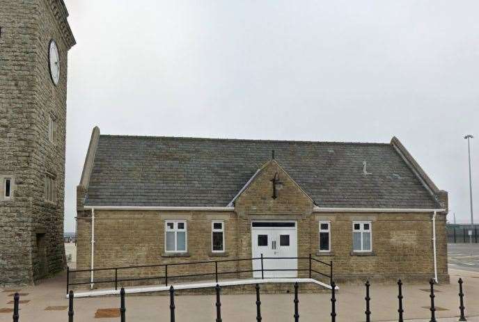 What the existing site looks like now, next to the Clock Tower at Dover’s Western Docks. Picture: CAD Solutions