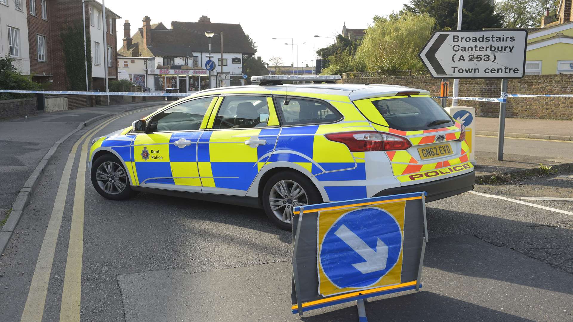 Newington Road, Ramsgate. Scene of stabbing. Junction with Manston Road. Picture: Tony Flashman.
