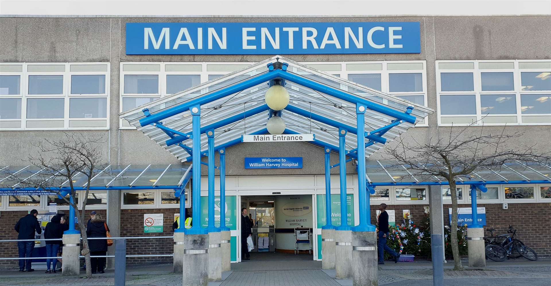 A view of the William Harvey Hospital in Ashford, Kent, which is part of the East Kent Hospitals University NHS Foundation Trust (Gareth Fuller/PA)