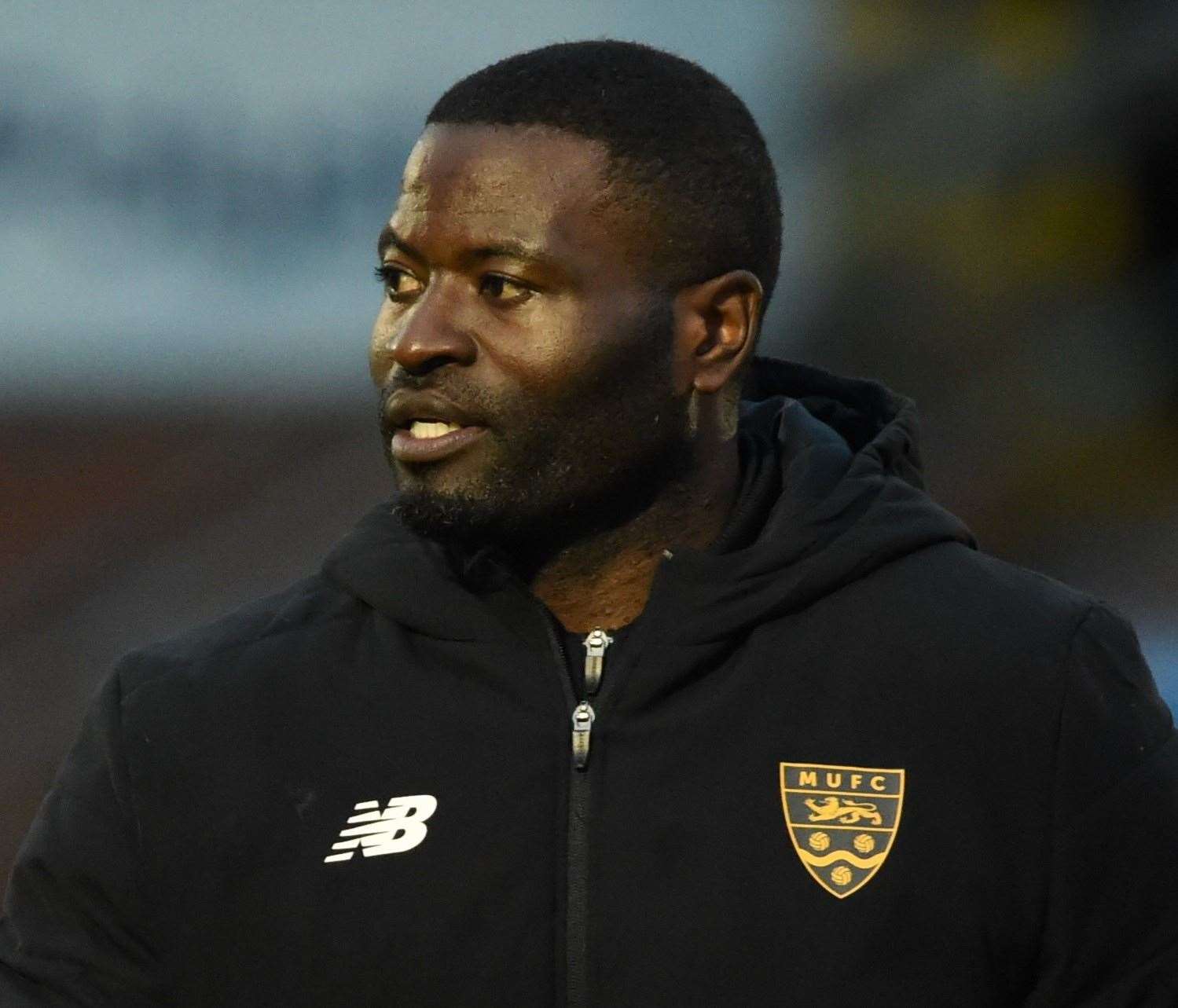 Maidstone United caretaker boss George Elokobi. Picture: Steve Terrell