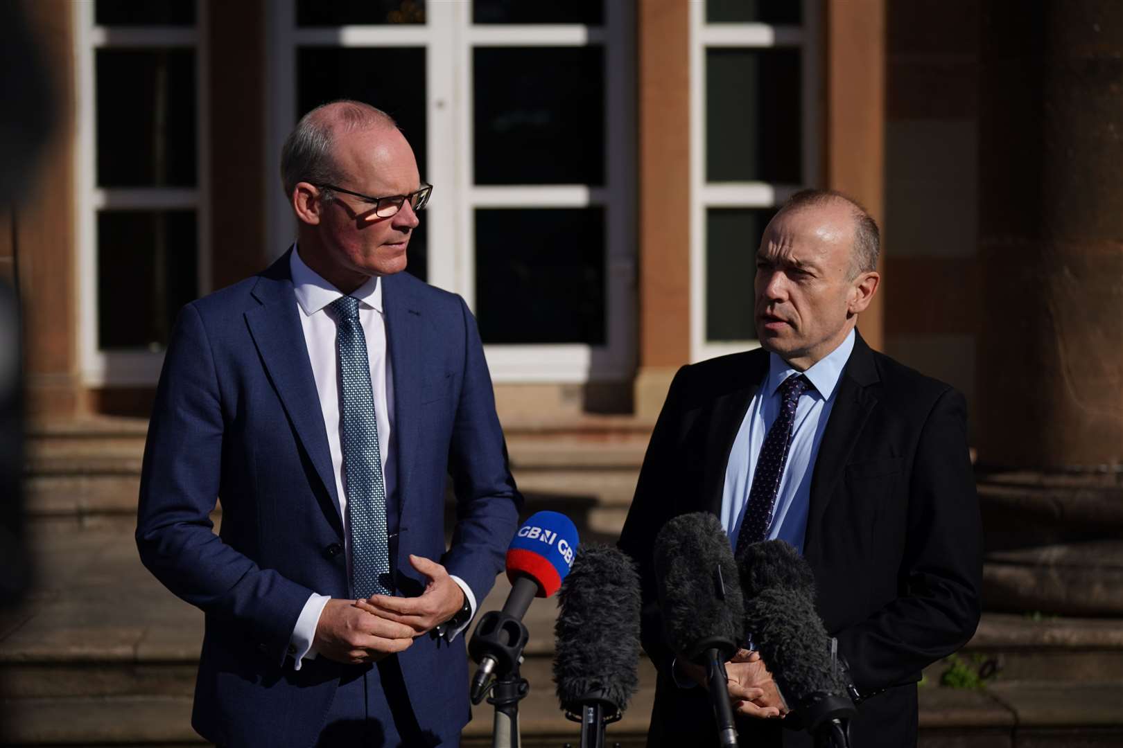 Simon Coveney, left, and Chris Heaton-Harris will co-chair a British-Irish Intergovernmental Conference (Niall Carson/PA)