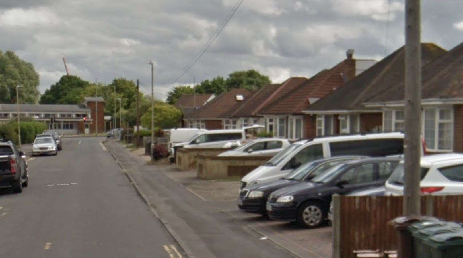 The incident happened on Elm Place, Ashford. Picture: Google
