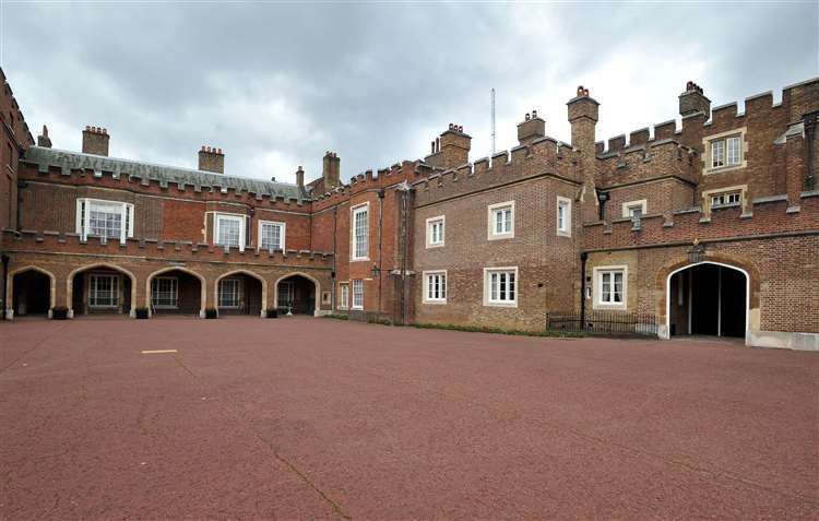 Friary Court at St James’s Palace, in central London, where the public proclamation will take place. Picture: Nick Ansell/PA (59217453)