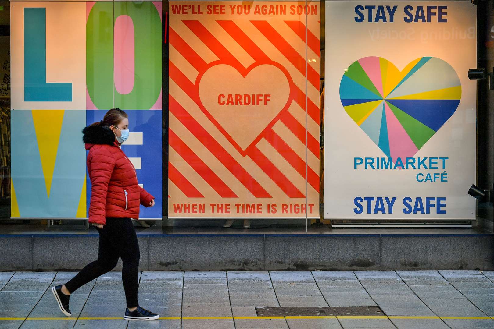 Cardiff city centre (Ben Birchall/PA)