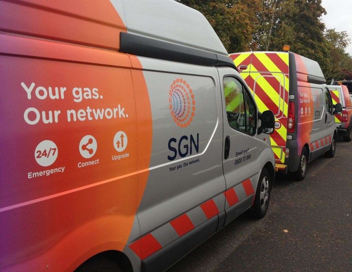 SGN engineers are investigating a gas leak