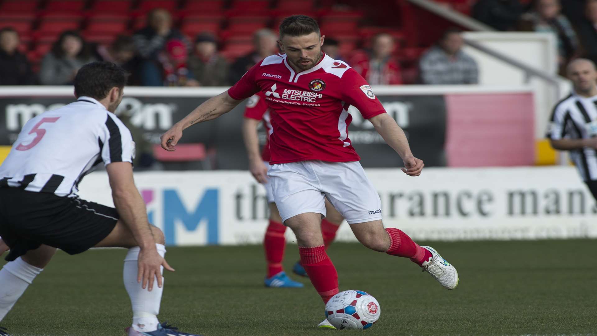 Matt Godden has scored 17 goals in 49 appearances for Ebbsfleet Picture: Andy Payton