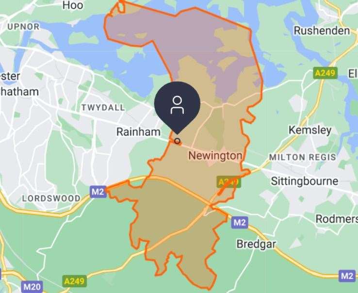 Residents have been left without electricity after a power cut in the Newington area. Picture: UK Power Networks