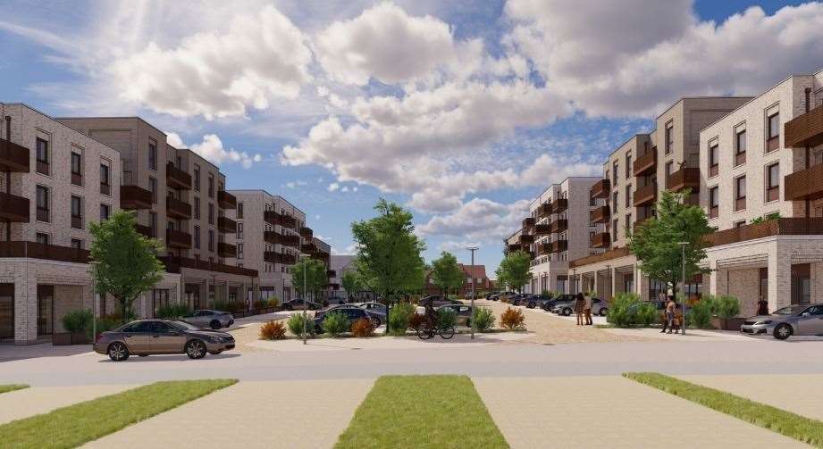 Plans For Multi Million Pound 236 Home Redevelopment In Shepway Maidstone Submitted To Council