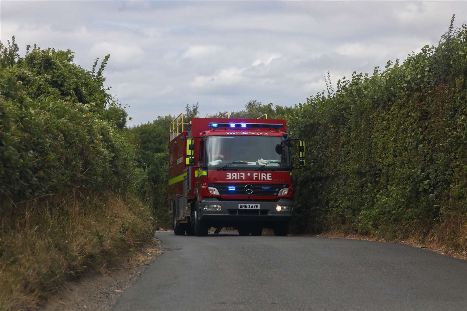 Kent Fire and Rescue are urging people not to have bonfires this summer