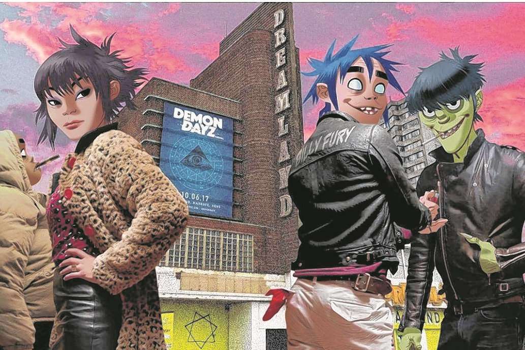 Gorillaz are heading to the Kent coast