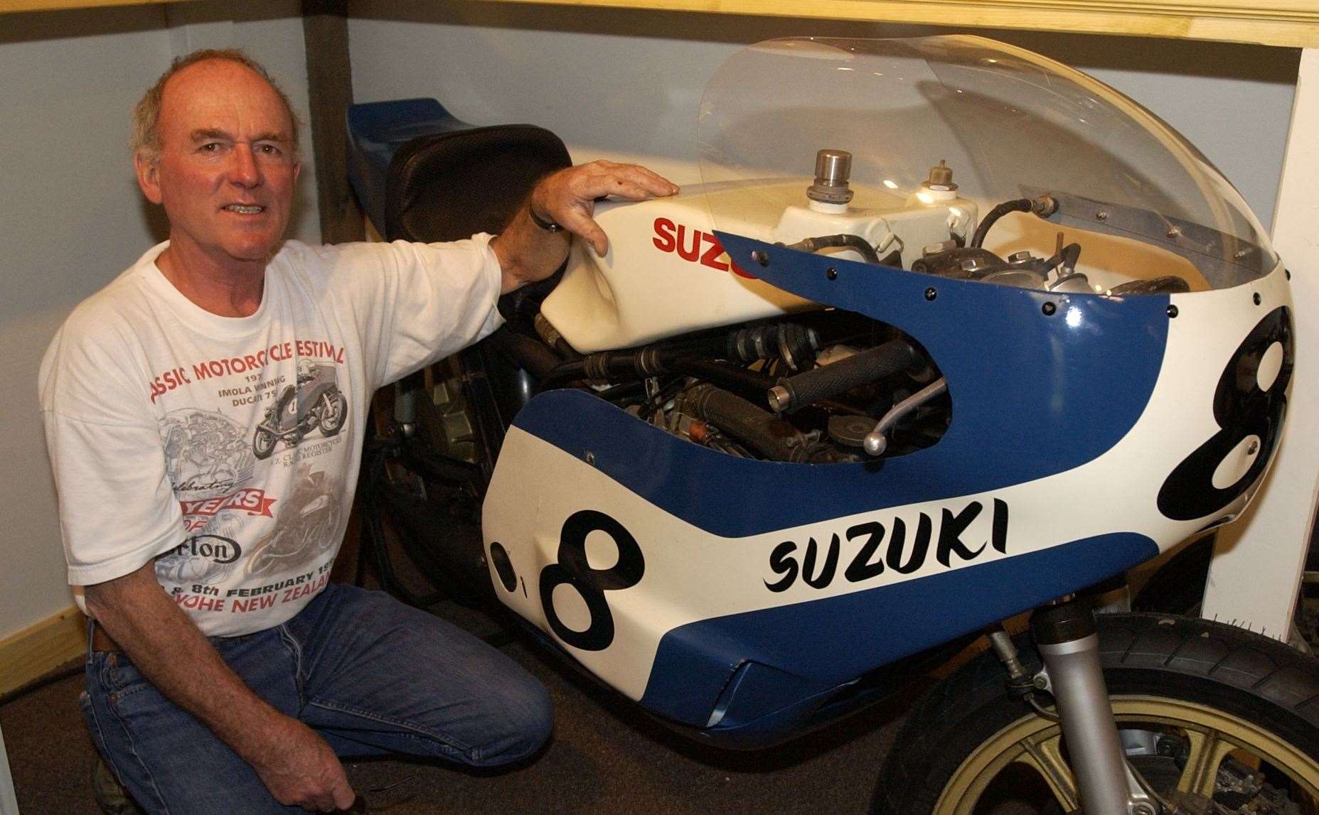 Motorcycling legend Paul Smart who died in an accident on the A21 Lamberhurst Bypass in October 2021