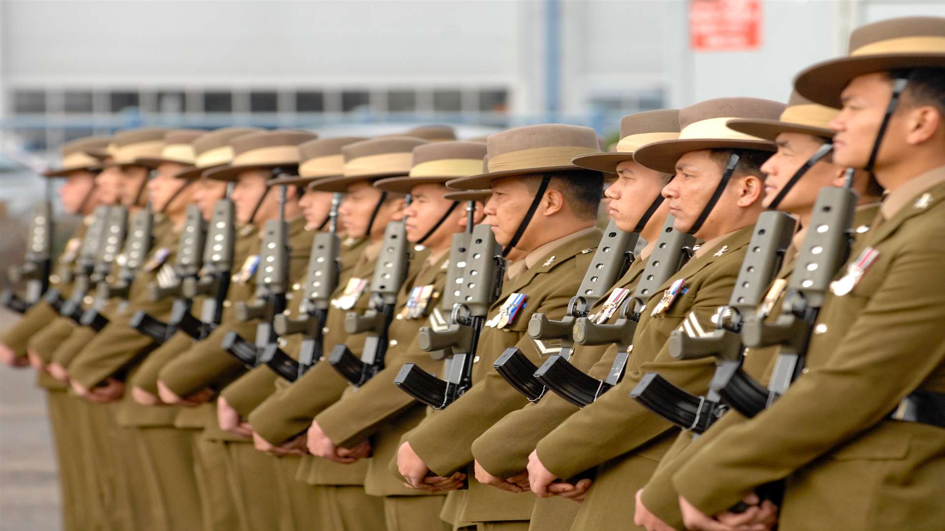 The Queen's Gurkha Engineers are also based at the barracks