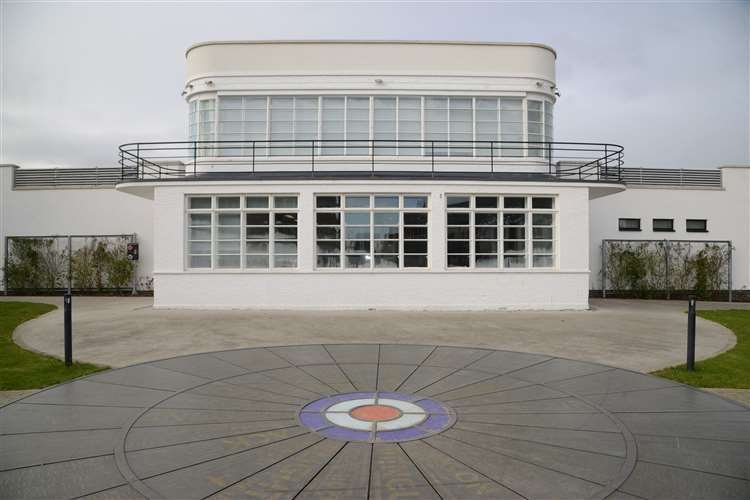 The former control tower at RAF West Malling in Kings Hill