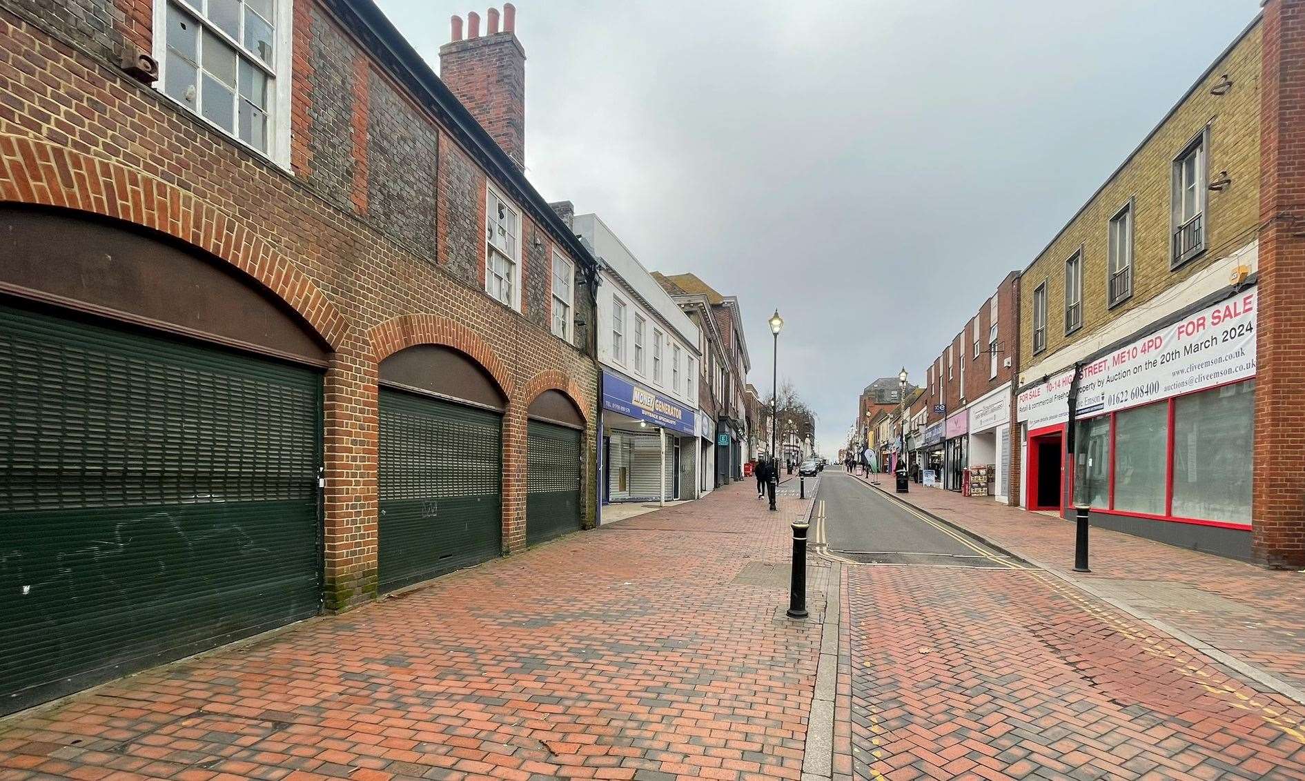 The former Blundell's toy shop, Money Generator and Iceland lots - all of which are empty. Picture: Joe Crossley