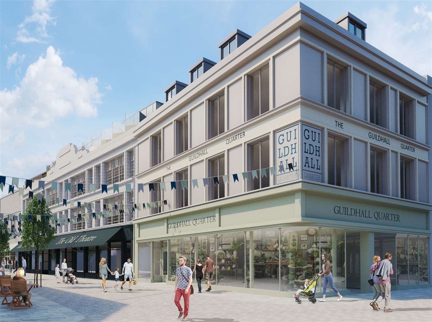 A CGI of the proposed development fronting the High Street Pic: Clague Architects