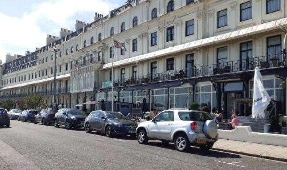 The two outside bars are already in situ at Best Western Dover Marina Hotel