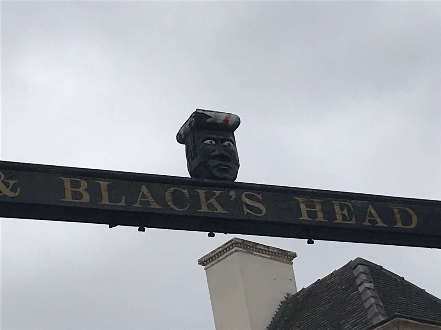 The Greenman pub sign in Ashbourne, Derbyshire (PA Media)