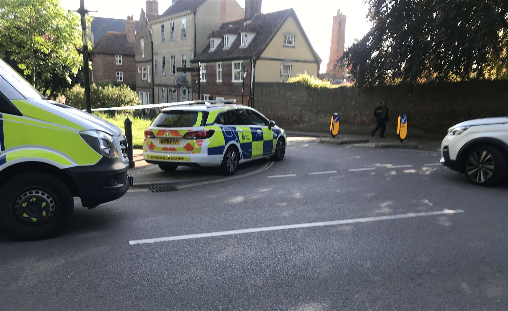 The Vines in Rochester was cordoned off by police last night