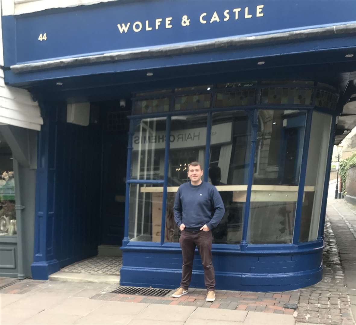 Paul Dixon outside his new micropub