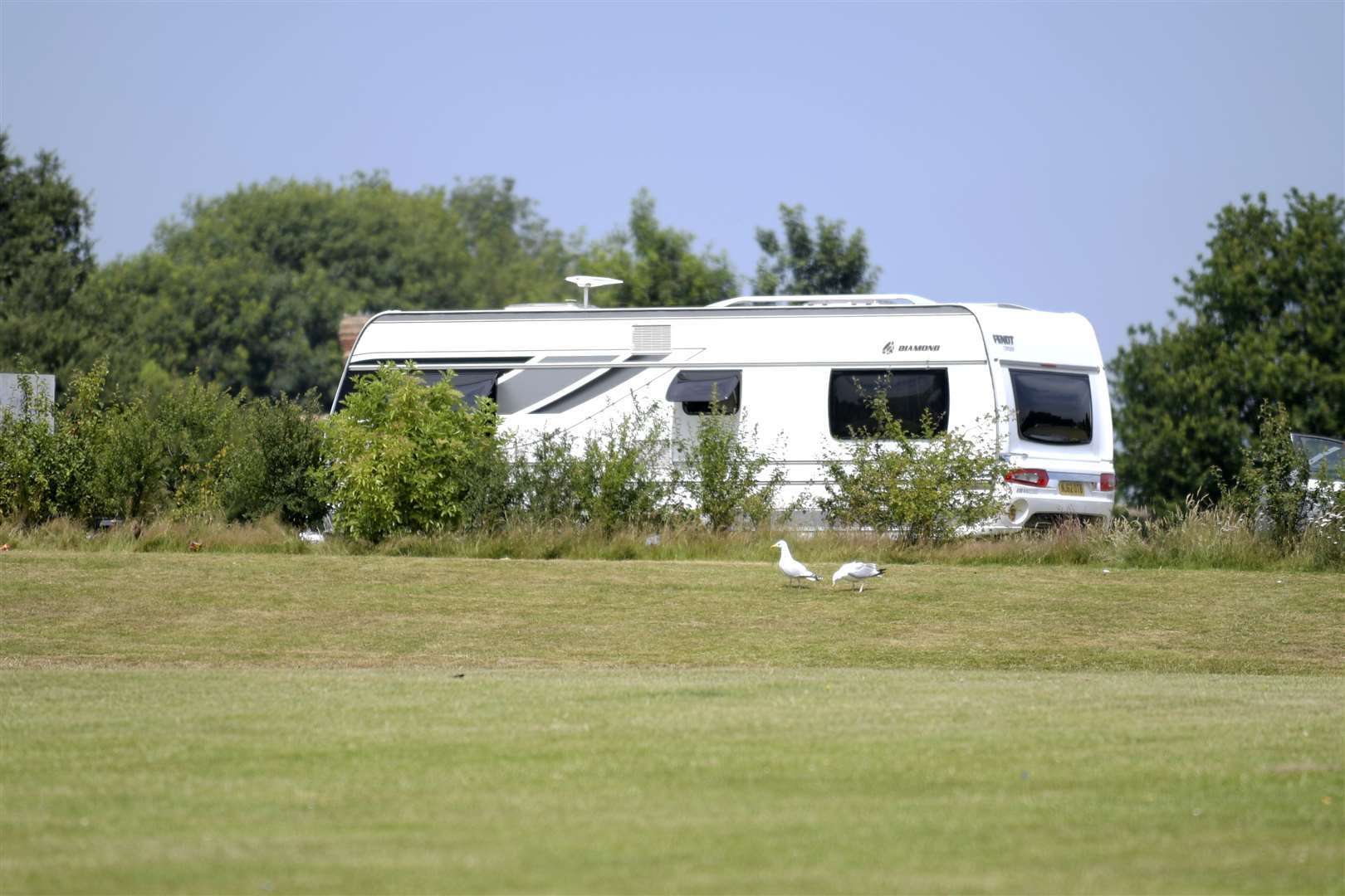 Travellers at Spearpoint yesterday. Picture: Barry Goodwin