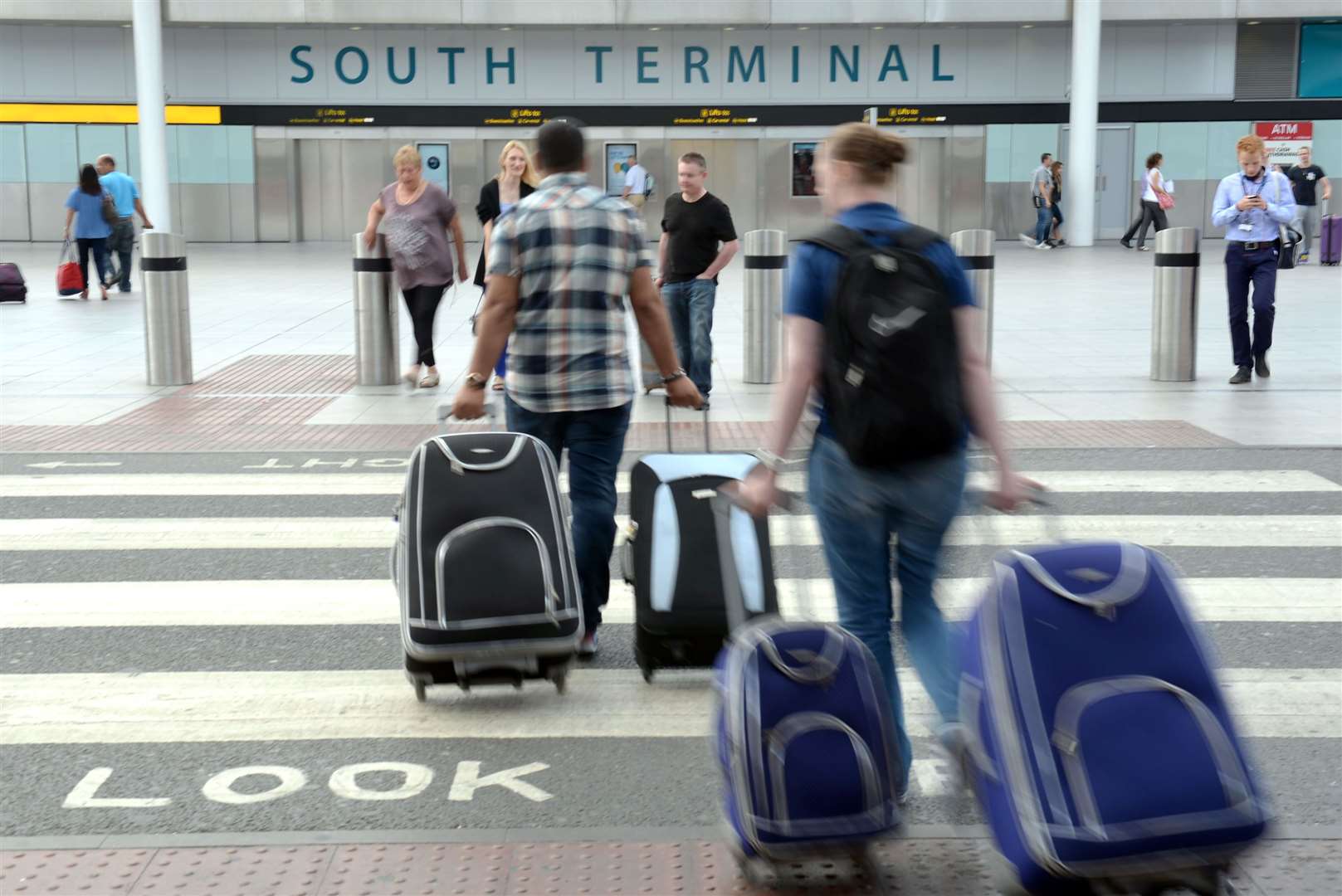 Passengers at Gatwick airport (Anthony Devlin/PA Wire)