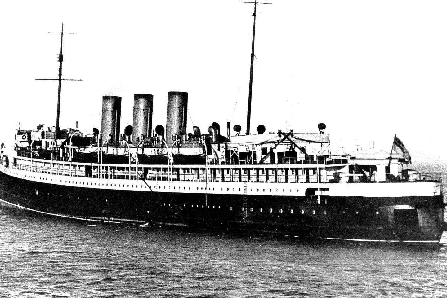 HMS Princess Irene which exploded in Sheerness Harbour on May 27, 1915.