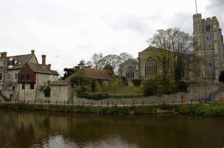 Archbishop's Palace Gardens in Maidstone