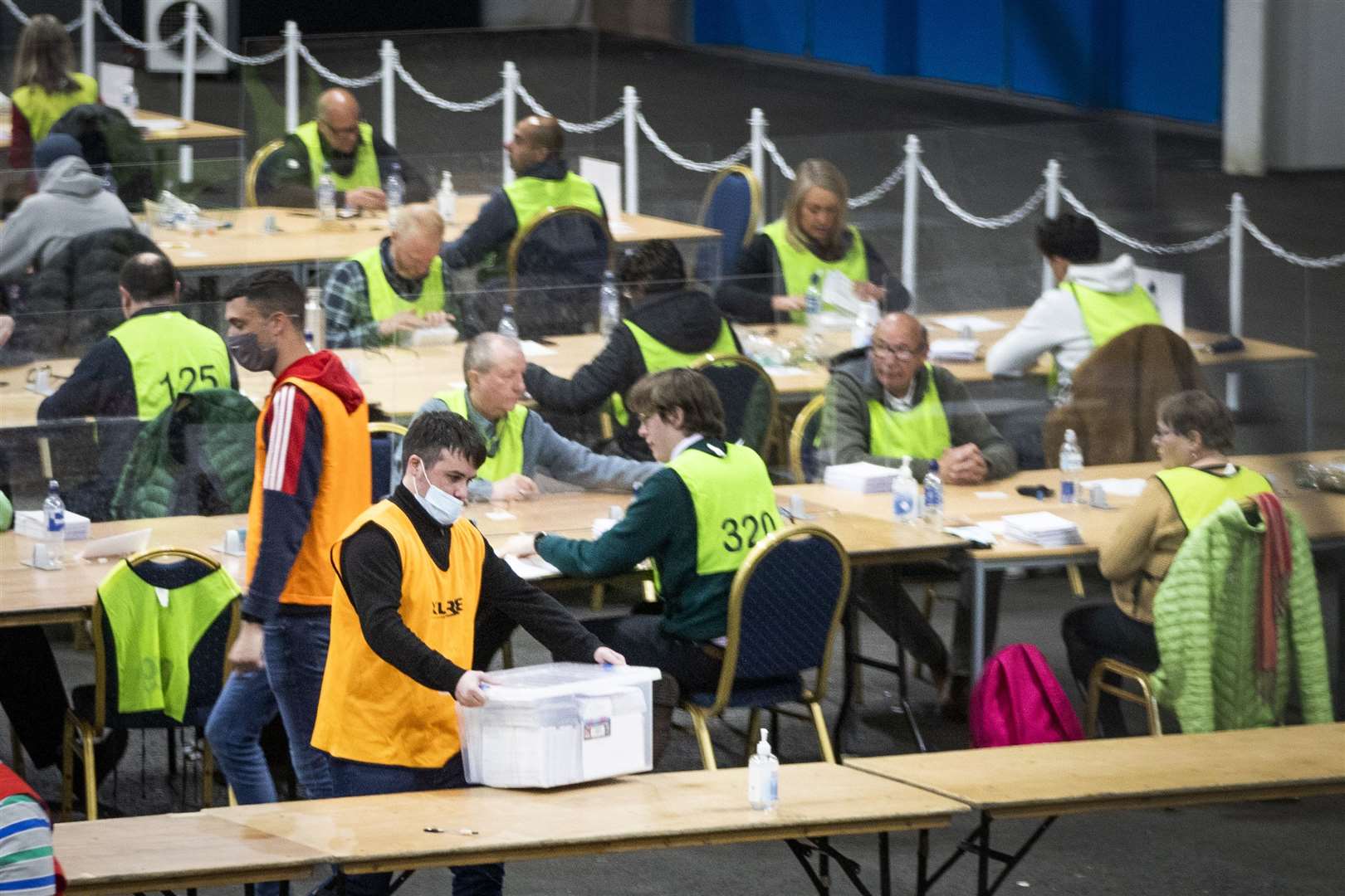 Votes were still being counted throughout Saturday (Jane Barlow/PA)