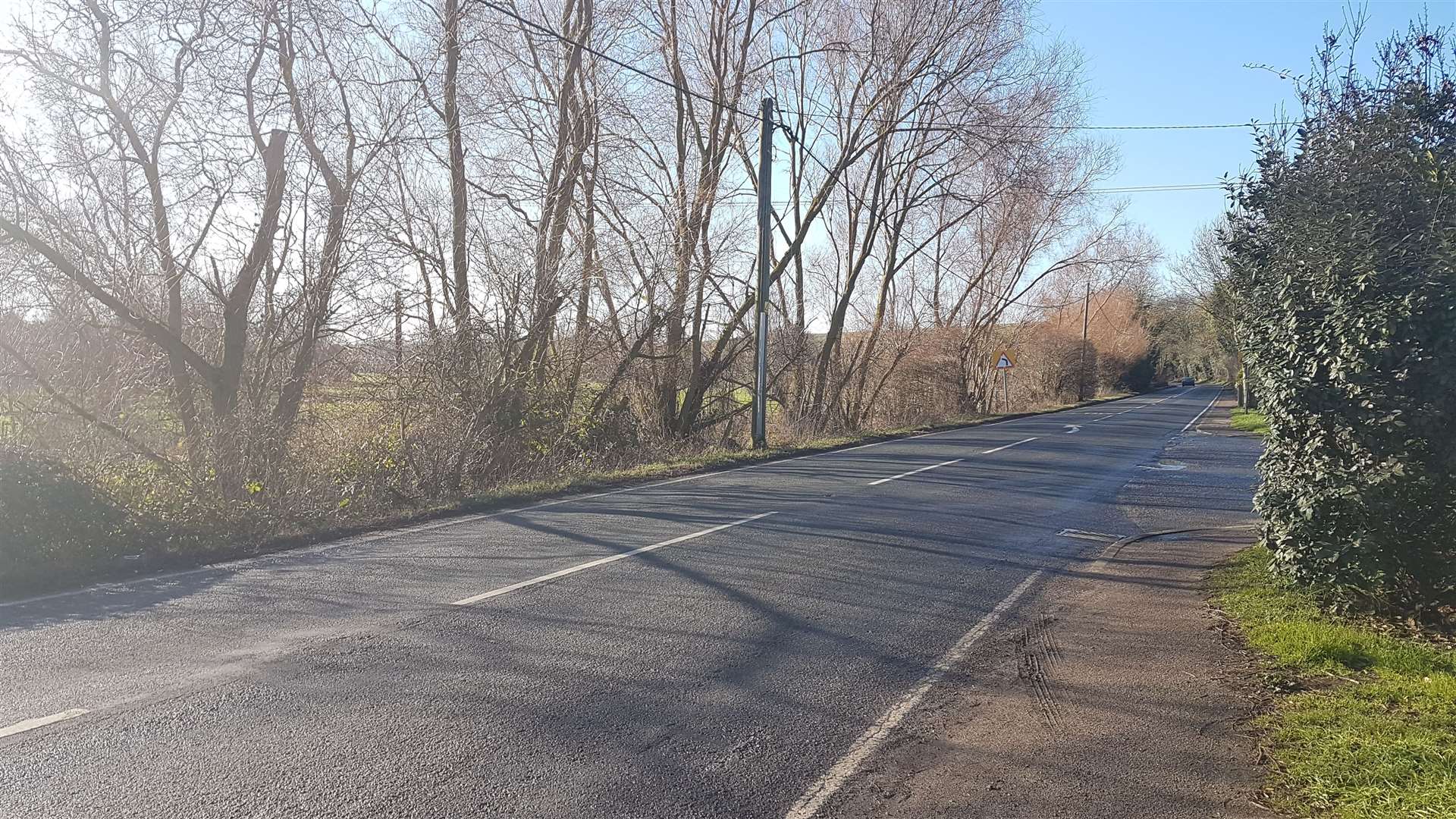 The stretch leading to Chartham cemetery is now 40mph