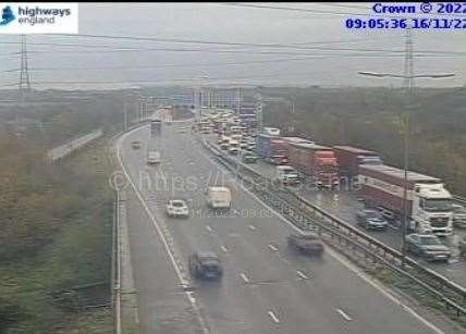 Congestion on the M25