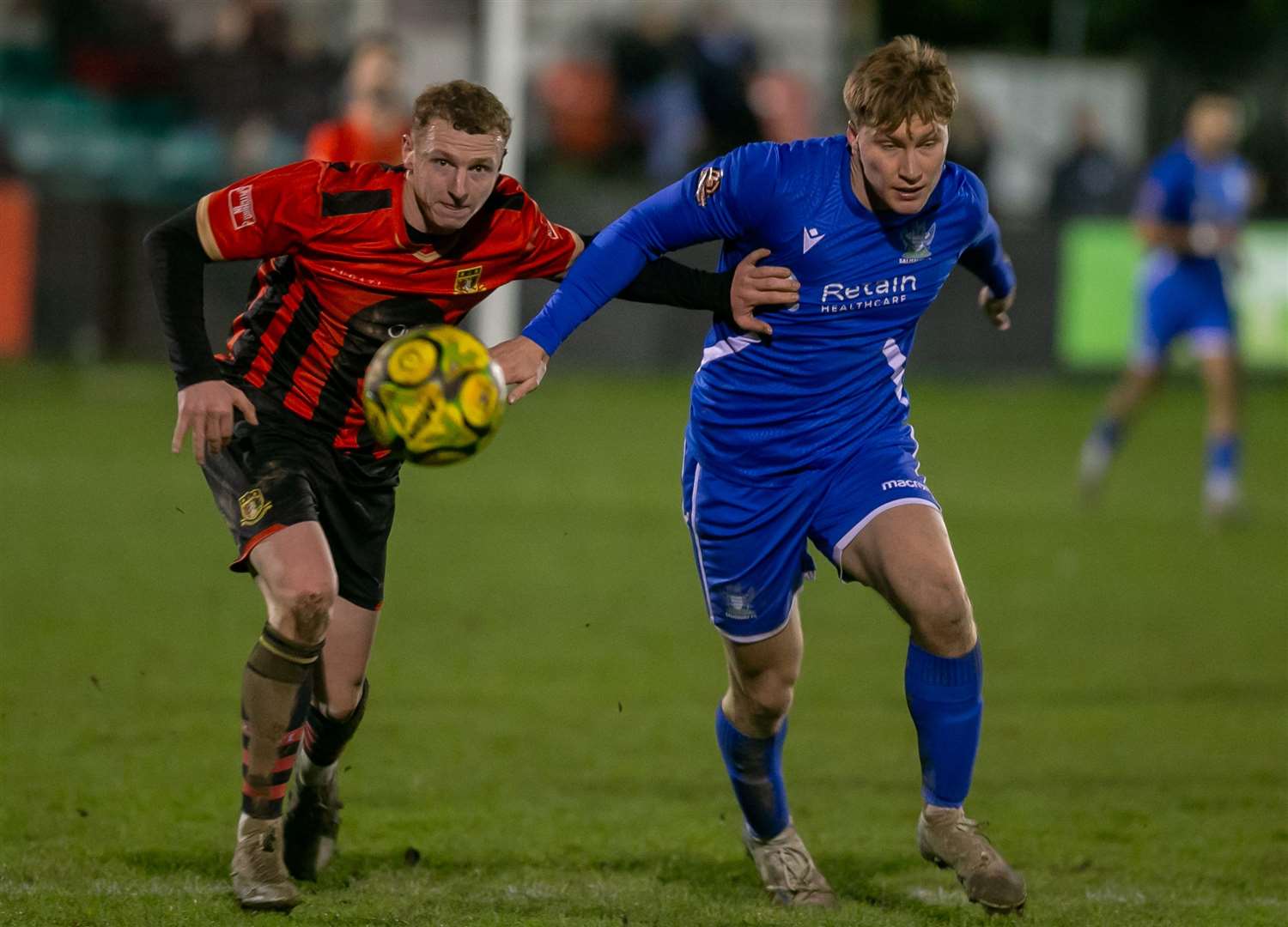 Ryan Kingsford impressed up front for Sittingbourne as the Brickies reached the last 32 of the FA Trophy. Picture: Ian Scammell